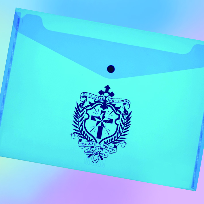 pvc envelopes / folders • A4 in various colours • 1 Colour silkscreen print • Ideal for School Open Days • Ideal for office filing • Minimum Quantity x50